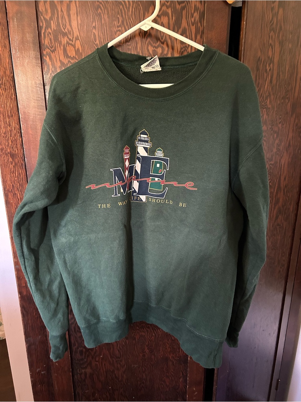 Vintage Maine Lighthouse Sweatshirt